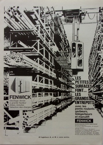 Publicite papier fenwick - ,