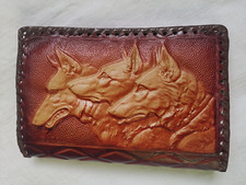 Couvre livre en cuir M Buzelin