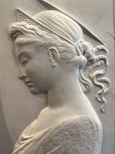 Tableau & Profil Femme Plâtre