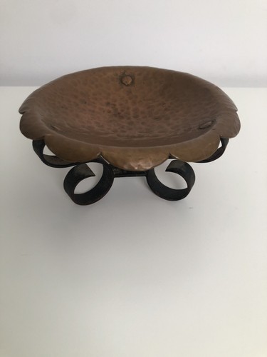 Bougeoir cuivre fer forgé - bougeoir,