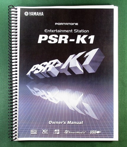 Yamaha psr instruction - yamaha, psr-k1