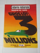 AFFICHE LOTERIE NATIONALE