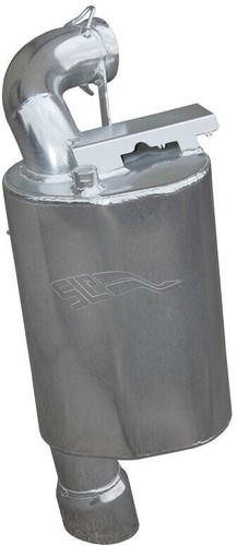 Silencieux poli argent - poli,