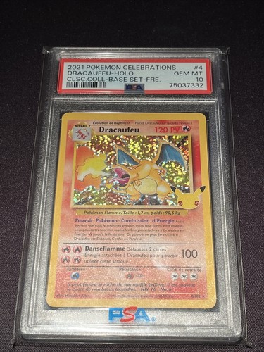 Dracaufeu holo celebration psa - dracaufeu,
