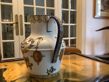 TRES BEAU PICHET GIEN RENAISSANCE 19EME DECOR AUX GROTESQUES