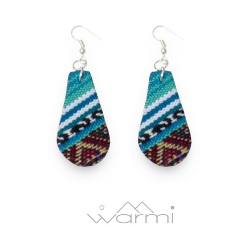 Aqua sky blue geometric - aqua,