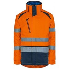 Parka haute visibilité imperméable et rétroréfléchissante LONG LIFE - orange S