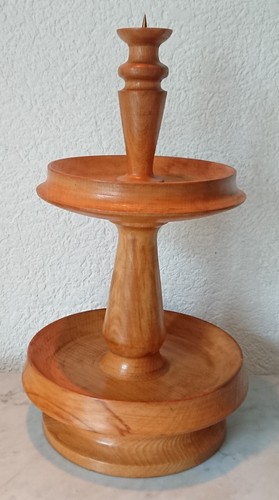Bougeoir bois bol en - en,