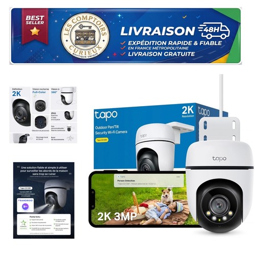 Caméra surveillance tapo - caméra,