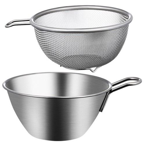 Bassine inox passoire - passoire, en