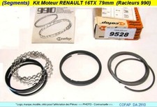 Segments Cofap moteur RENAULT R16TX R12 R15 R17 R18 R20 TRAFIC 1647cc 79mm