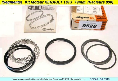 Segments cofap moteur renault - moteur,
