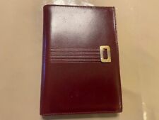 Porte cartes en cuir bordeaux LE TANNEUR