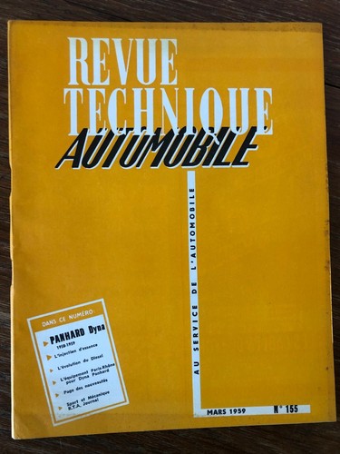 Revue technique automobile - technique,