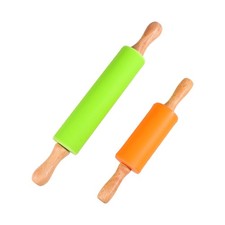  2 PCS Outil De Cuisson Rouleau À Pâte Laminoir Pate Pâtisserie Antiadhésif