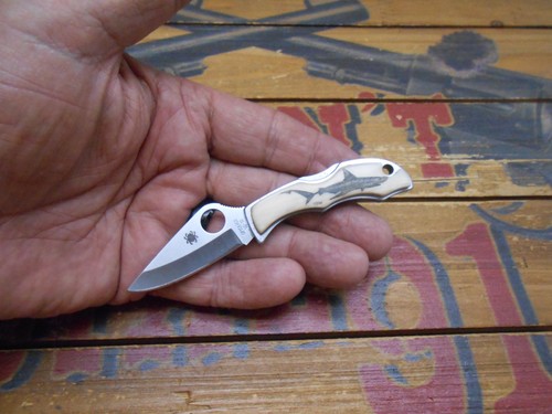 Spyderco scrimshaw ladybug - spyderco,