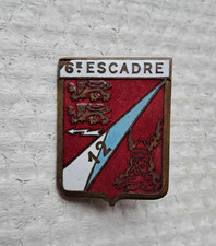 Rare insigne militaire 6ème Escadre / Escadron de chasse Escadrille Aviation Air