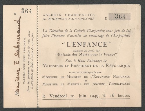Invitation exposition - invitation.,