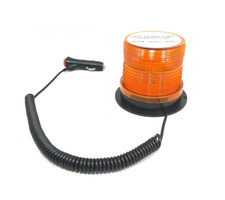 LED Gyrophare Orange Phare D’Avertissement Clignotant Magnétique 12/24V