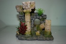 Aquarium Moyen Vieux Romain Arche Ruine Décoration pour Tous 15 x 10 x13cms