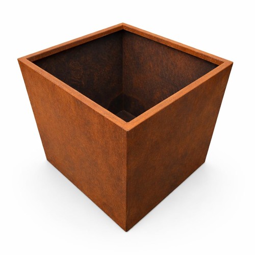 Bac plantes acier - à, corten