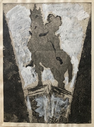 Schivo felix gravure - gravure, huile