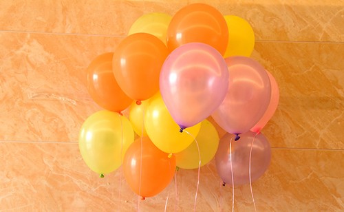 Ballon gonfler couleur uni - couleur,