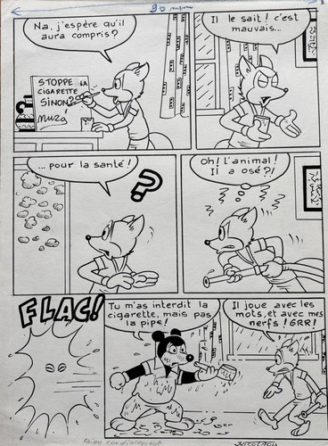 Planche originale nicolaou - planche,