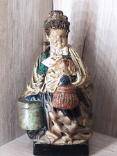 Sculpture  STATUE TERRE CUITE POLYCHROME  XIXème Ancienne 