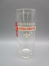 Verre a bière publicitaire ancien "KOENIGSBEER excelsior"