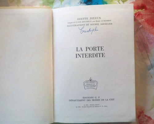 Porte interdite odette - la,