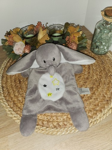 Doudou plat nicotoy - plat, elephant