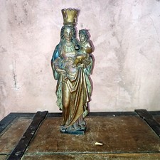 Statue Vierge à l'Enfant Bois