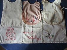 Bavoir N°65 serviettes de bébé en coton brodé couleurs Lot de 6