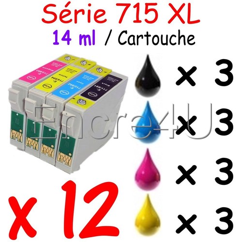Lot cartouches - de, 12