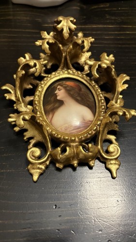 Wagner porcelain plaque - porcelain,