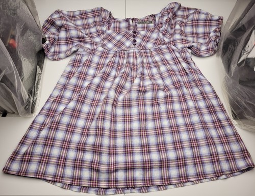 Blouse carreaux violet - blouse,