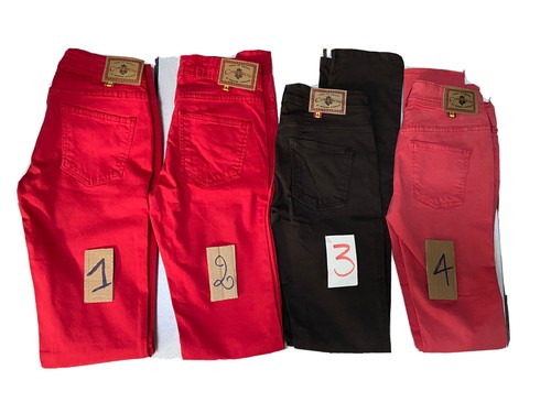 Jeans pantalon couleur femme - jeans,