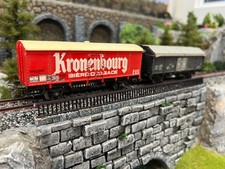 Lot de deux wagon couvert jouef