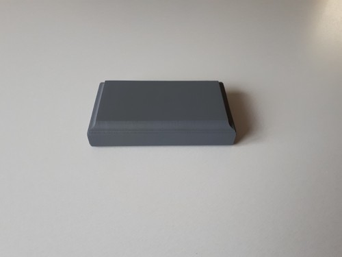Socle bois peint gris - en,