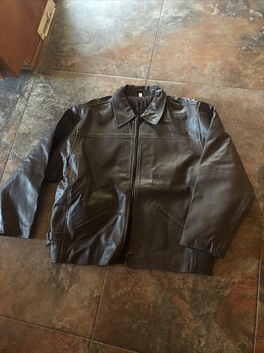 Leather brown hard finish - leather,