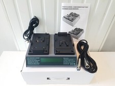 New neuf Charger V-mount V-lock 2 ways Chargeur de voyage Power AC/DC