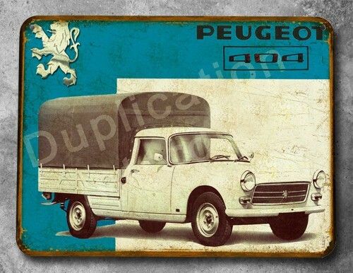 Plaque metal vintage - , peugeot