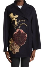 Valentino Caban Navy Floral