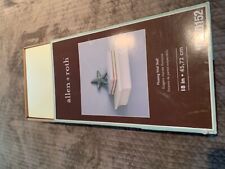 allen + roth Wood Wall Mounted Shelve 18in W x 7.64in D x 2.64in   Antique White