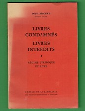 Rare - Livres condamnés, interdits, Daniel Bécourt, Régime juridique du Livre