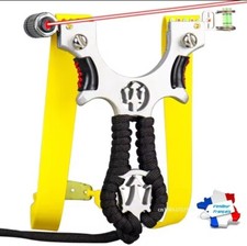 Lance pierre métal avec visée laser - Fronde Slingshot jeux chasse