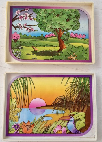 Lot plateaux vintage - plateaux,