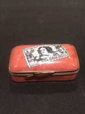 Limoges Stamp Trinket Box