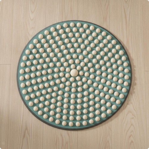 Tapis acupression wood foot - tapis,